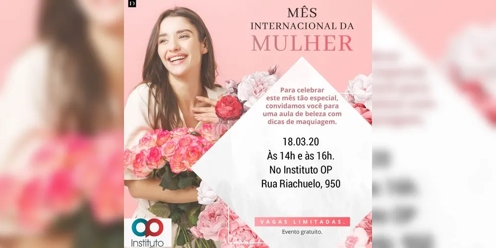 O intuito é propiciar um momento de beleza e cuidados faciais para elevar a autoestima feminina