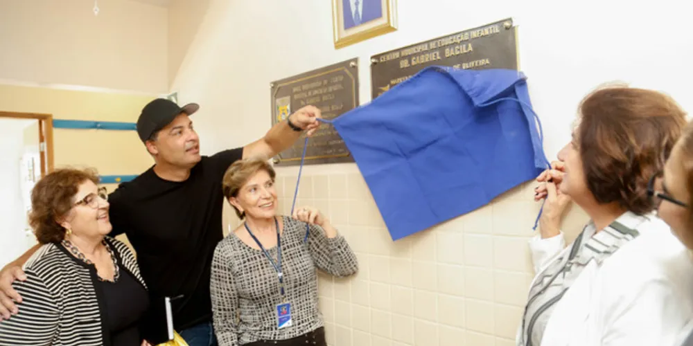  Com a entrega do CMEI Gabriel Bacila, reformado e ampliado no Parque Shangrilá, o município soma 81 inaugurações de obras na área da Educação, desde o ano de 2013