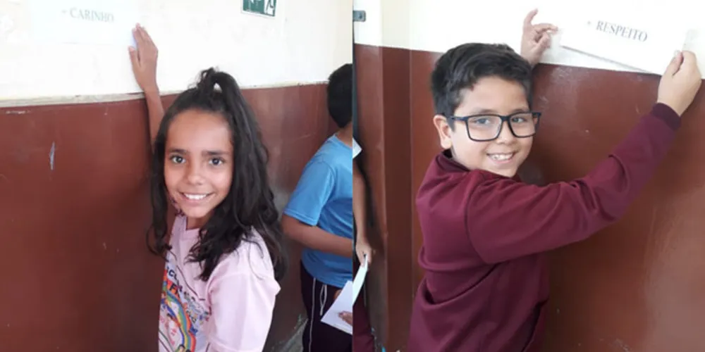 Imagem ilustrativa da imagem Valores são 'impressos' e espalhados por escola
