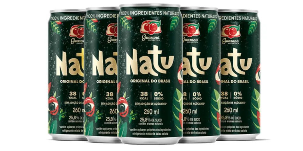 Imagem ilustrativa da imagem Antarctica apresenta guaraná 100% com ingredientes naturais