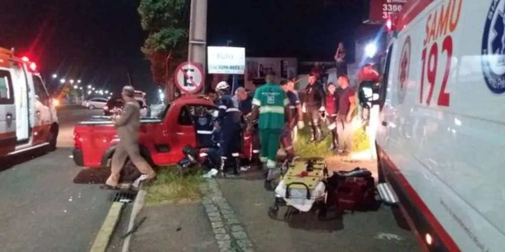 Vítima em estado grave não estava envolvida no suposto racha, segundo a polícia