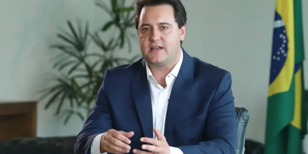 Teste realizado pelo governador Carlos Massa Ratinho Junior deu negativo