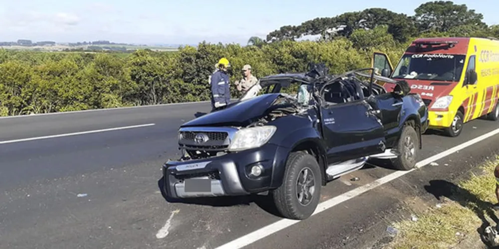 Todas as vítimas estavam na Hilux com placas de Curitiba