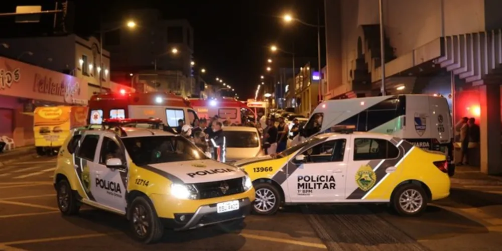 Apesar dos estragos, apenas uma pessoa precisou ser levada ao hospital