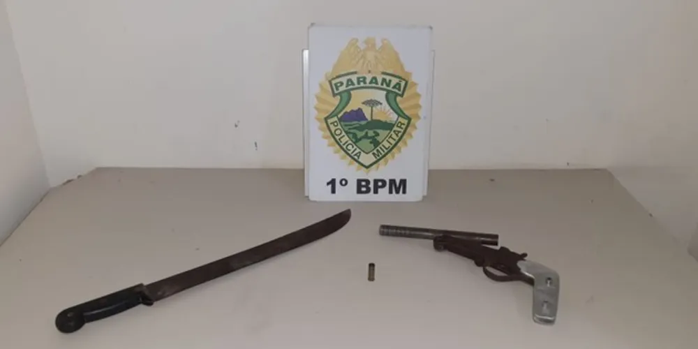 Rapaz encontrado com as armas foi preso em flagrante; outros dois envolvidos na briga estão no hospital