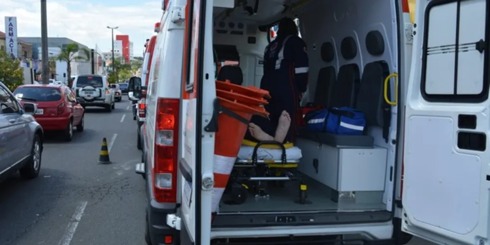 A ocorrência foi registrada na rua Dom Pedro II.