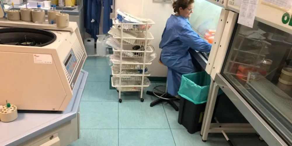 A pesquisadora trabalha em dois laboratórios italianos, um de neurociência e outro de virologia, quando surgiu o convite para juntar-se à equipe que estuda o novo coronavírus.