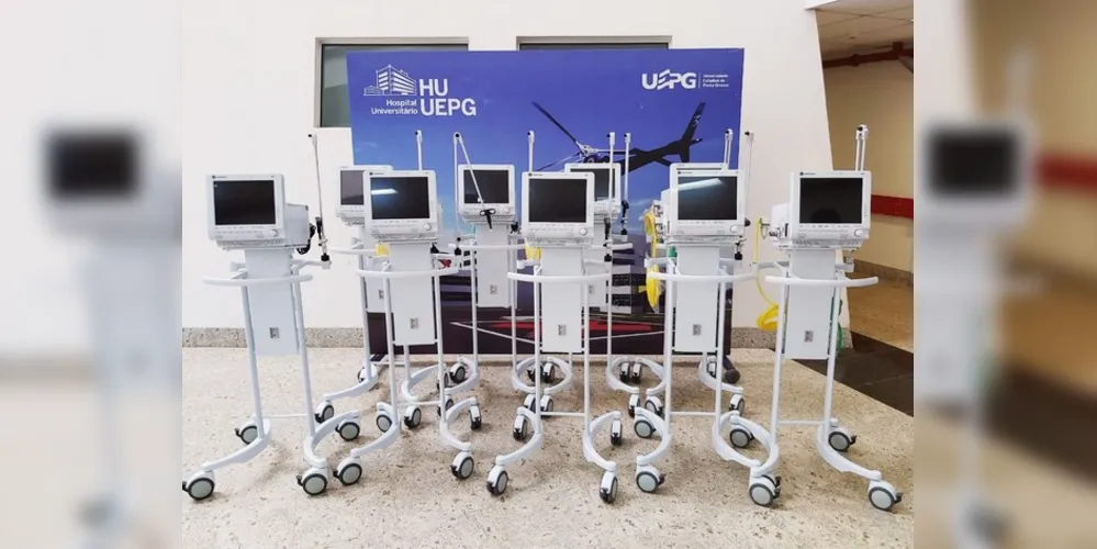  Os monitores multiparamétricos e os respiradores pulmonares artificiais, adquiridos pela Secretaria Estadual de Saúde, têm um valor aproximado de R$650 mil