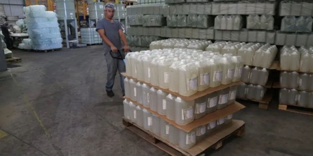 Aumento na produção na indústria química é de 300%