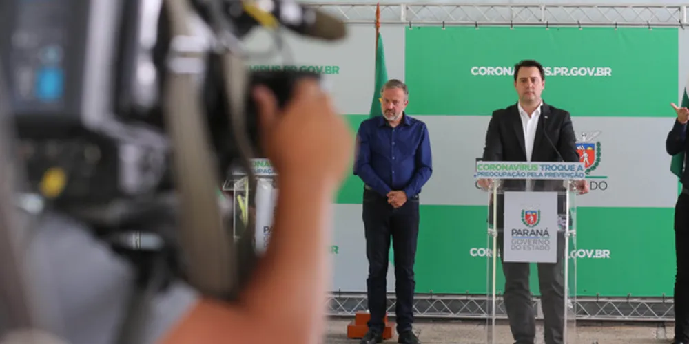 Imagem ilustrativa da imagem Rangel integra webconferência com Ratinho Junior sobre Covid