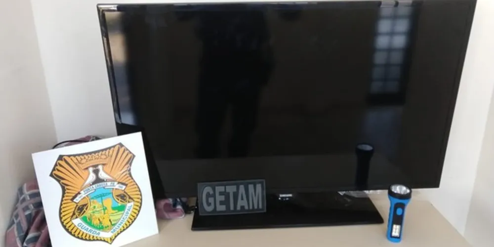 Imagem ilustrativa da imagem Em PG, Guarda prende procurado da Justiça 'carregando' TV