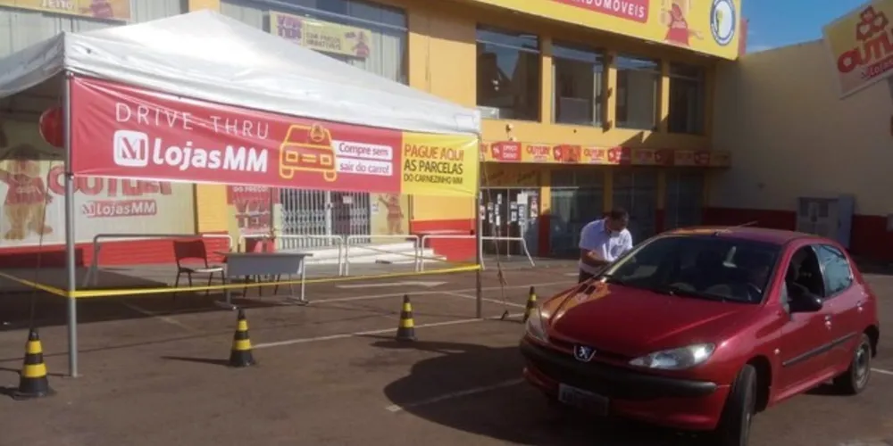 Imagem ilustrativa da imagem Lojas MM adota drive-thru para vendas e pagamentos