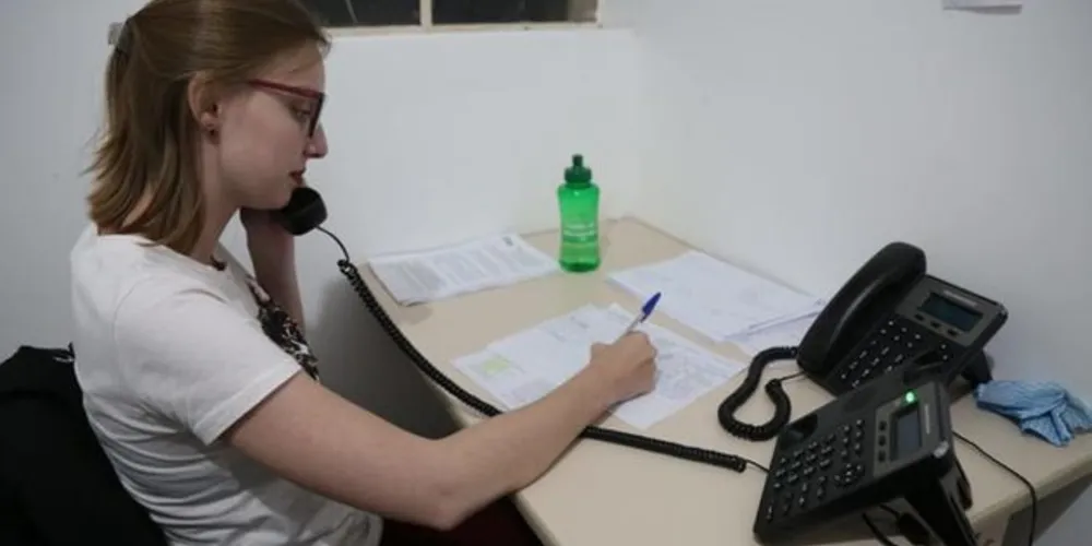 Outra parcela das chamadas, aproximadamente 20%, são de dúvidas sobre a testagem para Covid-19