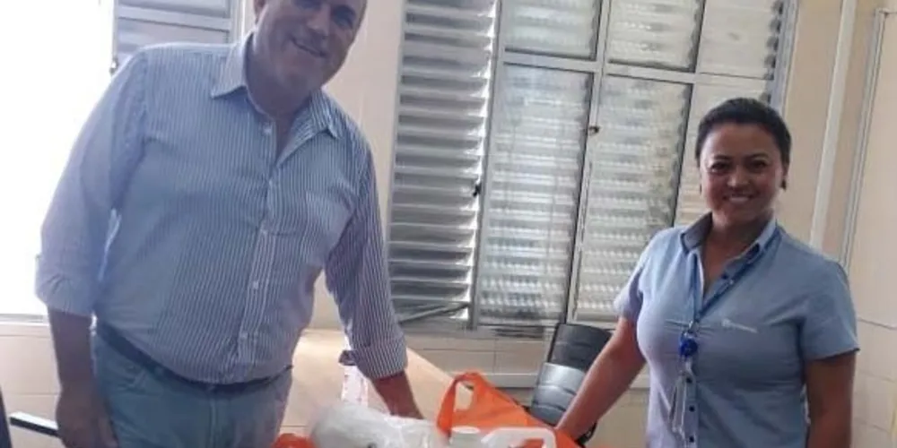 O Secretário de Saúde, Julio Sandrini, agradeceu às empresas