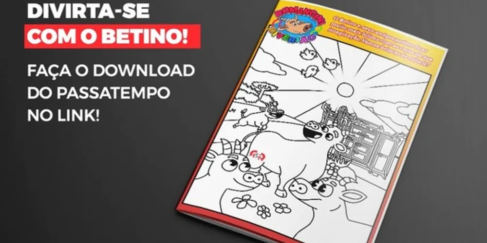 Objetivo é garantir que as crianças tenham opções de atividades durante o período de isolamento social