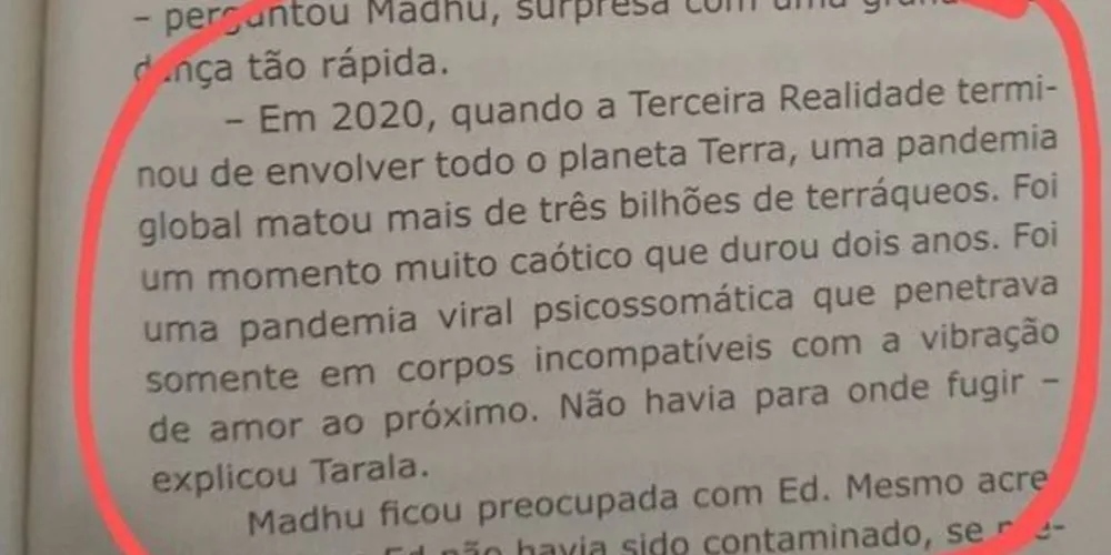 Veja o trecho do livro A realidade de Madhu que tem surpreendido a internet