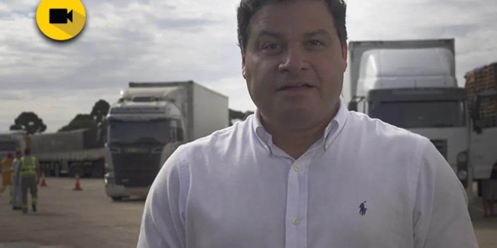 Imagem ilustrativa da imagem Sandro Alex visita ponto de apoio aos caminhoneiros