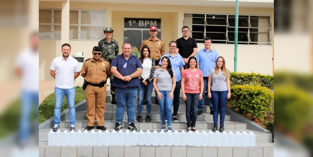 Entrega do produto aconteceu na sede do 1º BPM nesta terça-feira