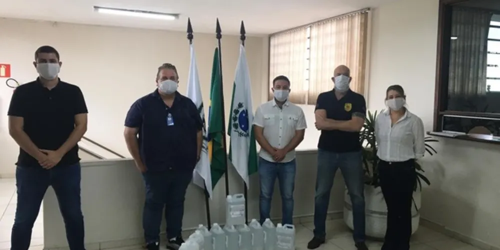 A iniciativa teve como objetivo reforçar o estoque de produto de proteção individual para os órgãos que não pararam as atividades durante o período de isolamento
