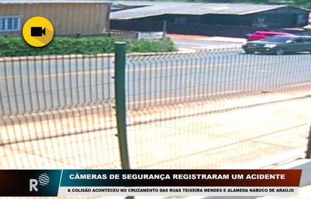 Imagem ilustrativa da imagem Câmeras de segurança flagram capotamento em Uvaranas
