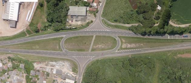Atual acesso ao município ganhará novo viaduto, além de entradas e saídas em desnível