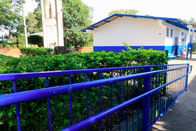 Quadras de quatro escolas da rede municipal foram pintadas