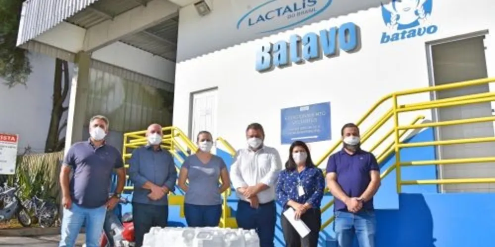 O material foi doado para auxiliar a secretaria municipal de Saúde no combate ao novo coronavírus