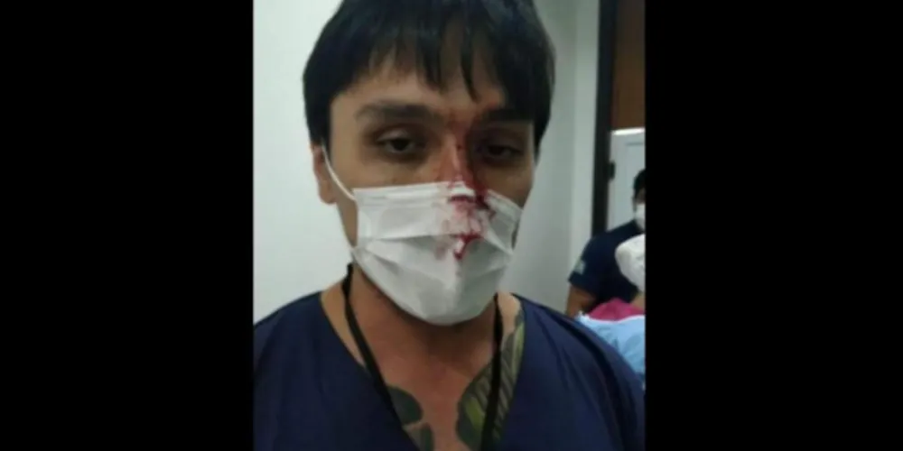 Médico vítima da agressão