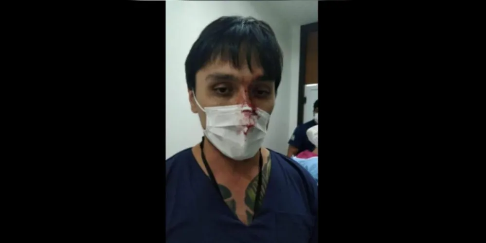 Médico vítima da agressão