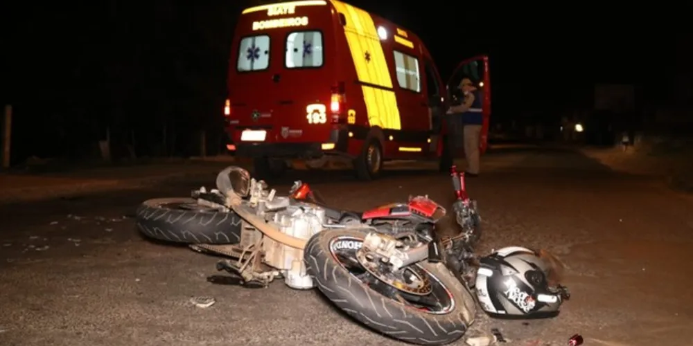 Imagem ilustrativa da imagem Motociclista fica ferido após colisão na Siqueira Campos