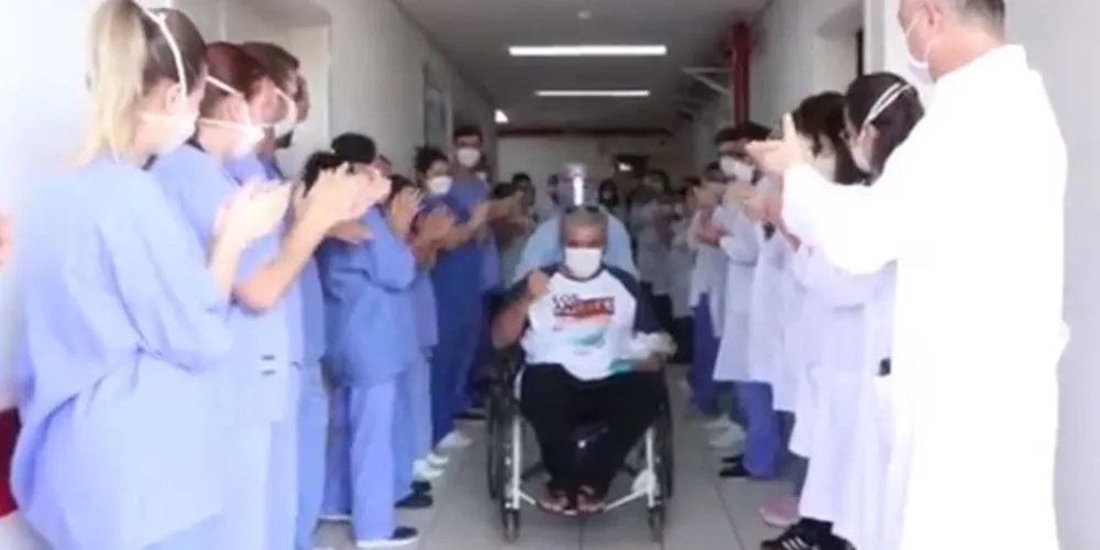 Emoção tomou conta na tarde d ehoje no Hospital Universitário