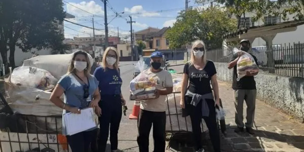 Imagem ilustrativa da imagem Campanha 'PG sem fome' distribui 600 cestas por semana