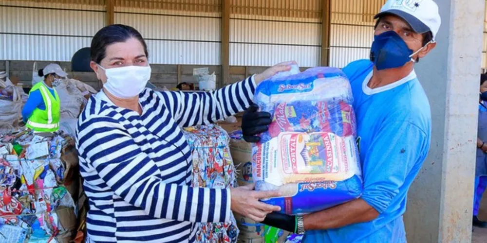 Doações serão distribuídas entre associados da Acamarti e algumas famílias em situação de vulnerabilidade social