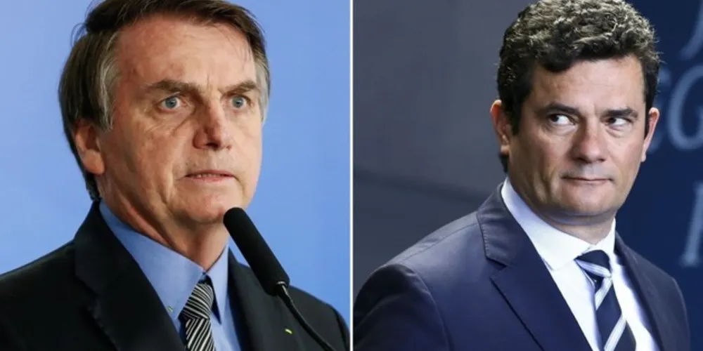 Bolsonaro acusa ex-ministro Moro de vazar informações sigilosas