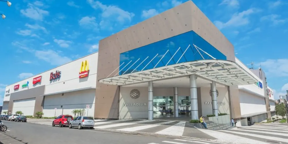 O Palladium Shopping Center de Ponta Grossa funciona de segunda a domingo, das 12h às 20 horas