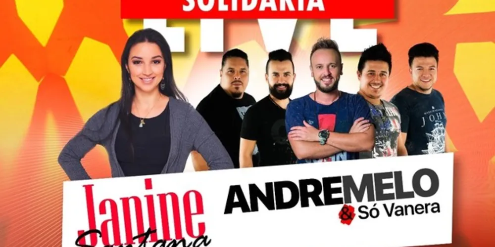 Além do show dos artistas da cidade, a live terá também sorteio de prêmios