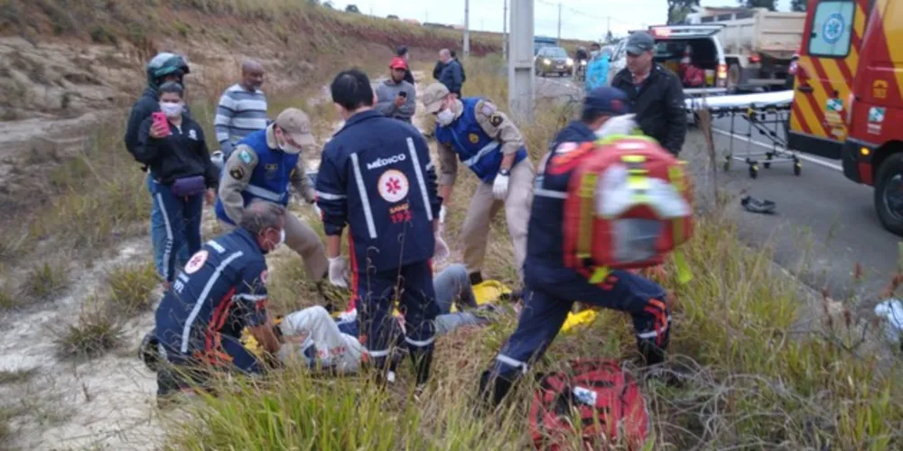Acidente aconteceu na tarde desta quarta-feira (13), no Contorno Leste