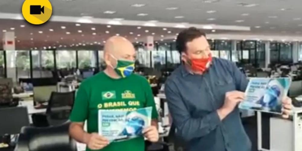 Imagem ilustrativa da imagem Ao lado de Luciano Hang, Pauliki pede equilíbrio durante pandemia