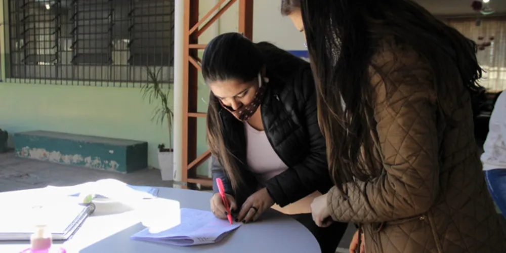 A SME entregou exercícios para serem realizadas junto ao Programa de aulas 'Vem Aprender', transmitido diariamente pela TV Educativa