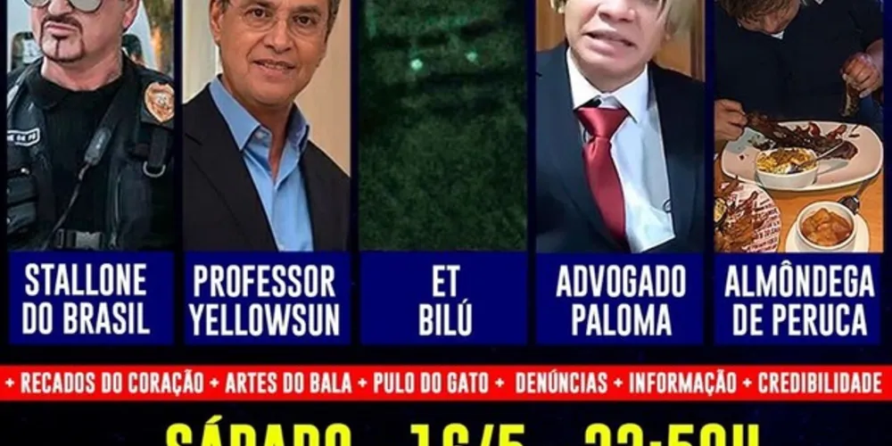 Sósia vai estar junto com outros humoristas para um 'Debate Mundial'