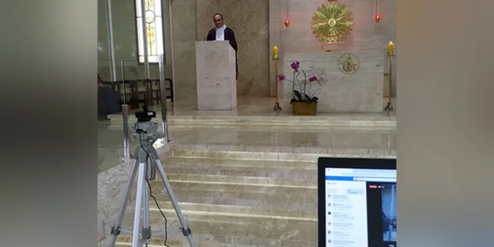 Transmissões tem exigido todo um aparato técnico nas paróquias