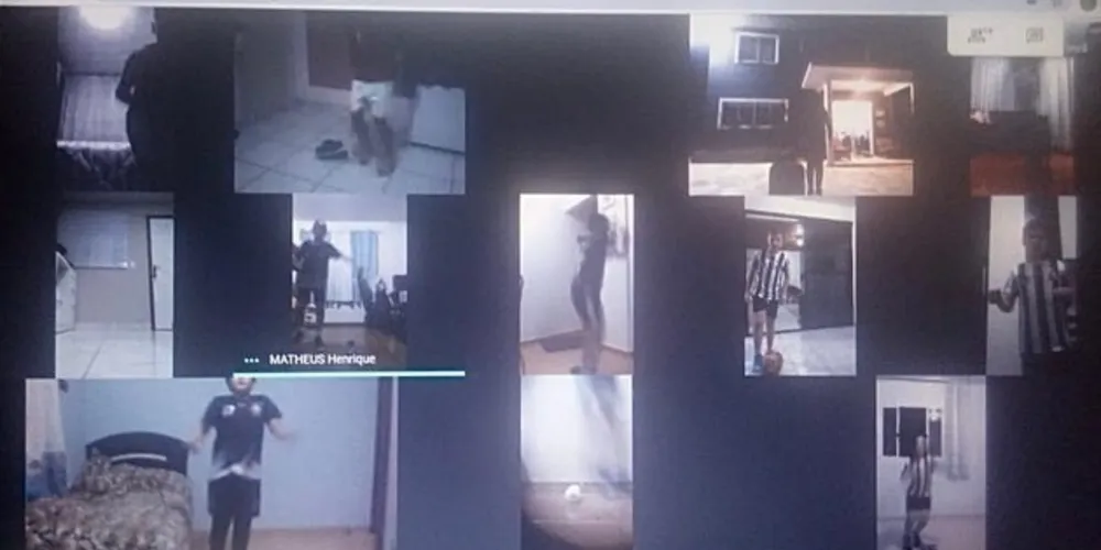 Atletas das categorias de base do Fantasma fazem os treinos em casa e são acompanhados remotamente
