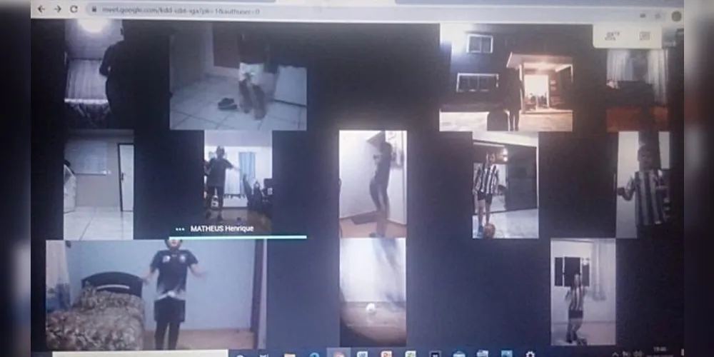 Atletas das categorias de base do Fantasma fazem os treinos em casa e são acompanhados remotamente