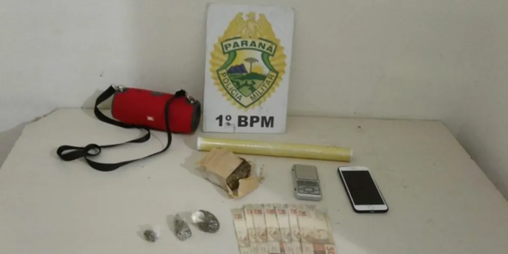 Droga estava escondida em uma caixa de som utilizada em uma festa