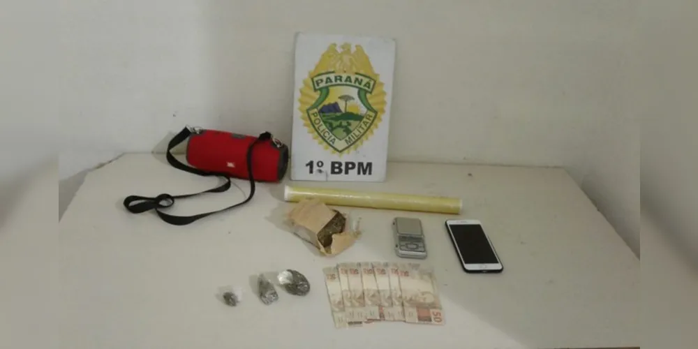 Droga estava escondida em uma caixa de som utilizada em uma festa
