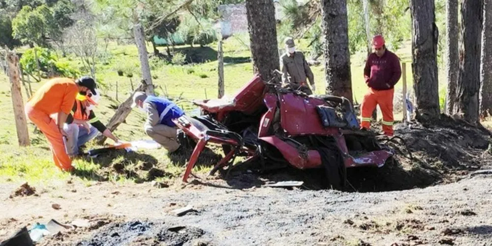Acidente ocorreu no trecho que liga os municípios de Irati e Inácio Martins