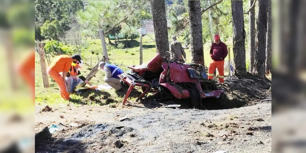 Acidente ocorreu no trecho que liga os municípios de Irati e Inácio Martins
