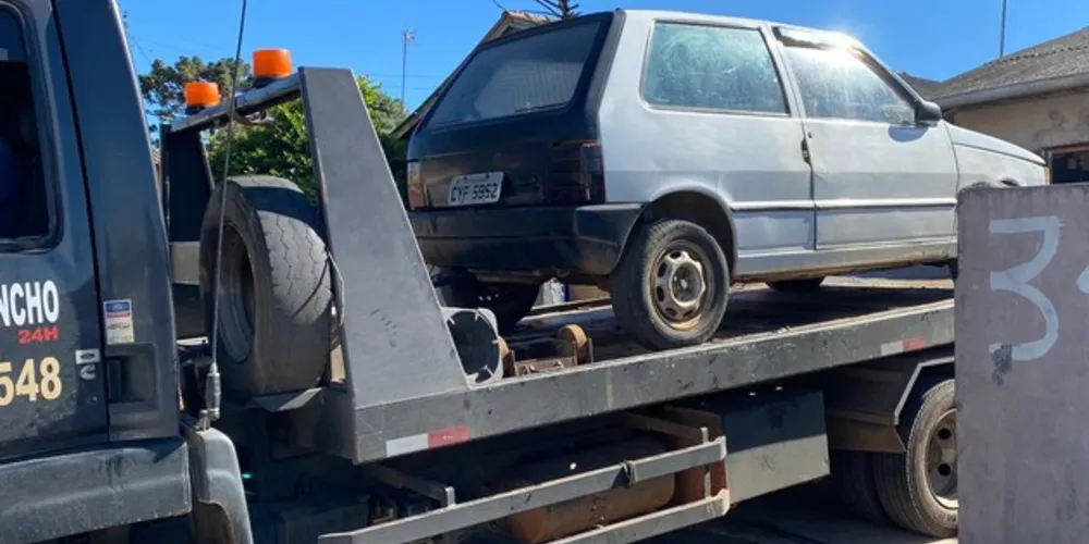 Carro usado nos crimes foi apreendido na manhã dessa terça-feira