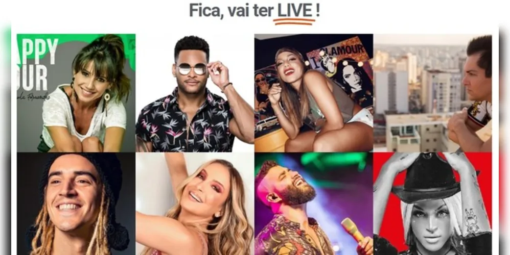 Imagem ilustrativa da imagem Pop Cyber lança página especial de lives musicais