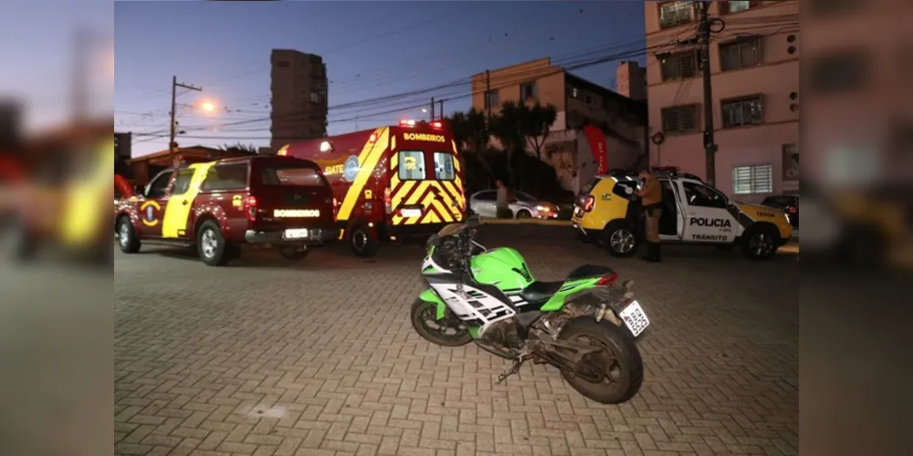 Vítimas foram socorridas por equipes do Corpo de Bombeiros